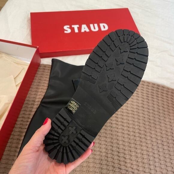 STAUD Black Over the Knee Boots - Picture 2 of 7